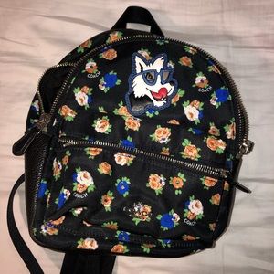 Coach mini backpack